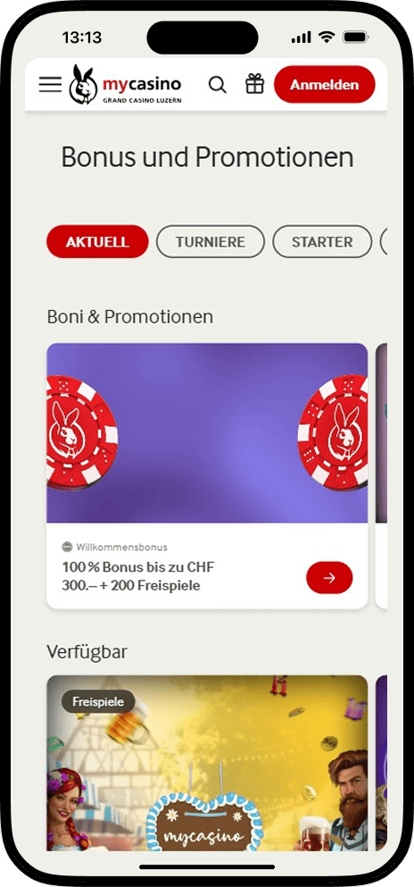 Mycasino Boni und Promotionen